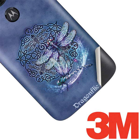 Brigid Ashwood Dragonfly Celtic Knot Moto E5 Play Skin